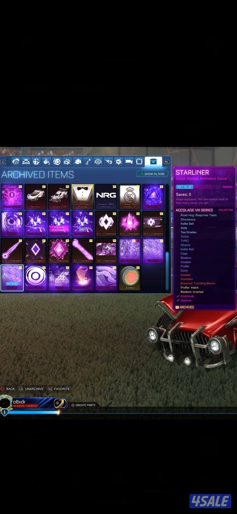 rocket league account حساب روكت ليق سعره حيل مناسب5