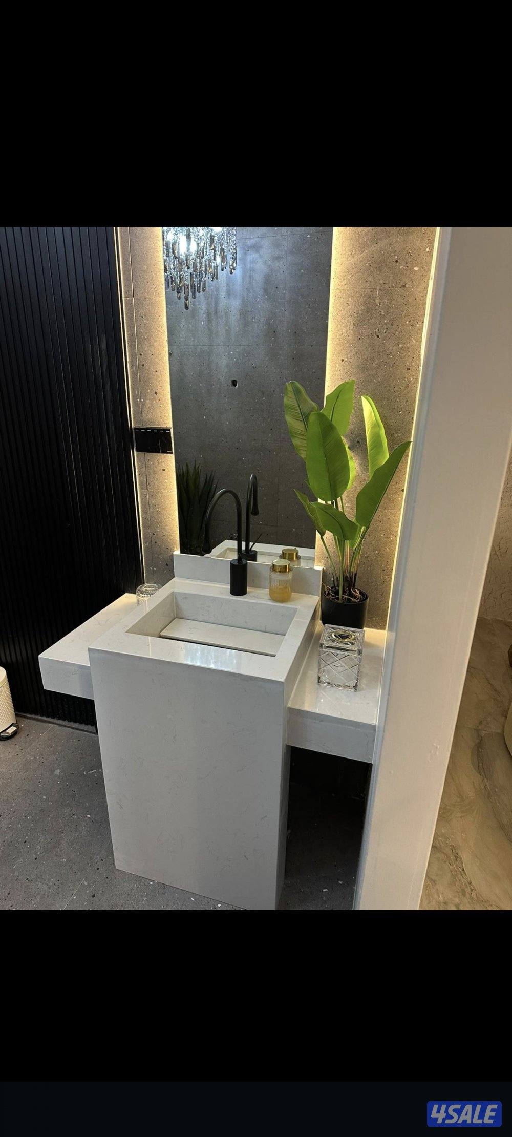 مغاسل رخام صناعي وطبيعي وطاولات اسعار ممتازه وجوده وسرعه تركيب5