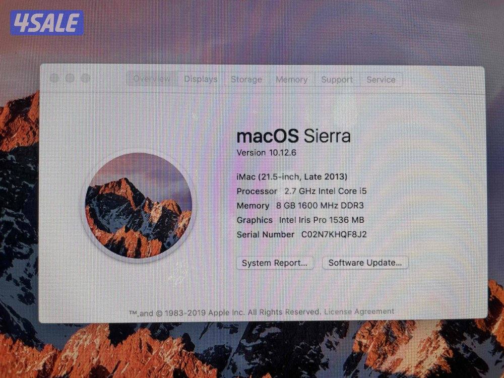 Apple iMac (21.5-inch, late 2013) with magic keyboard and mouse3