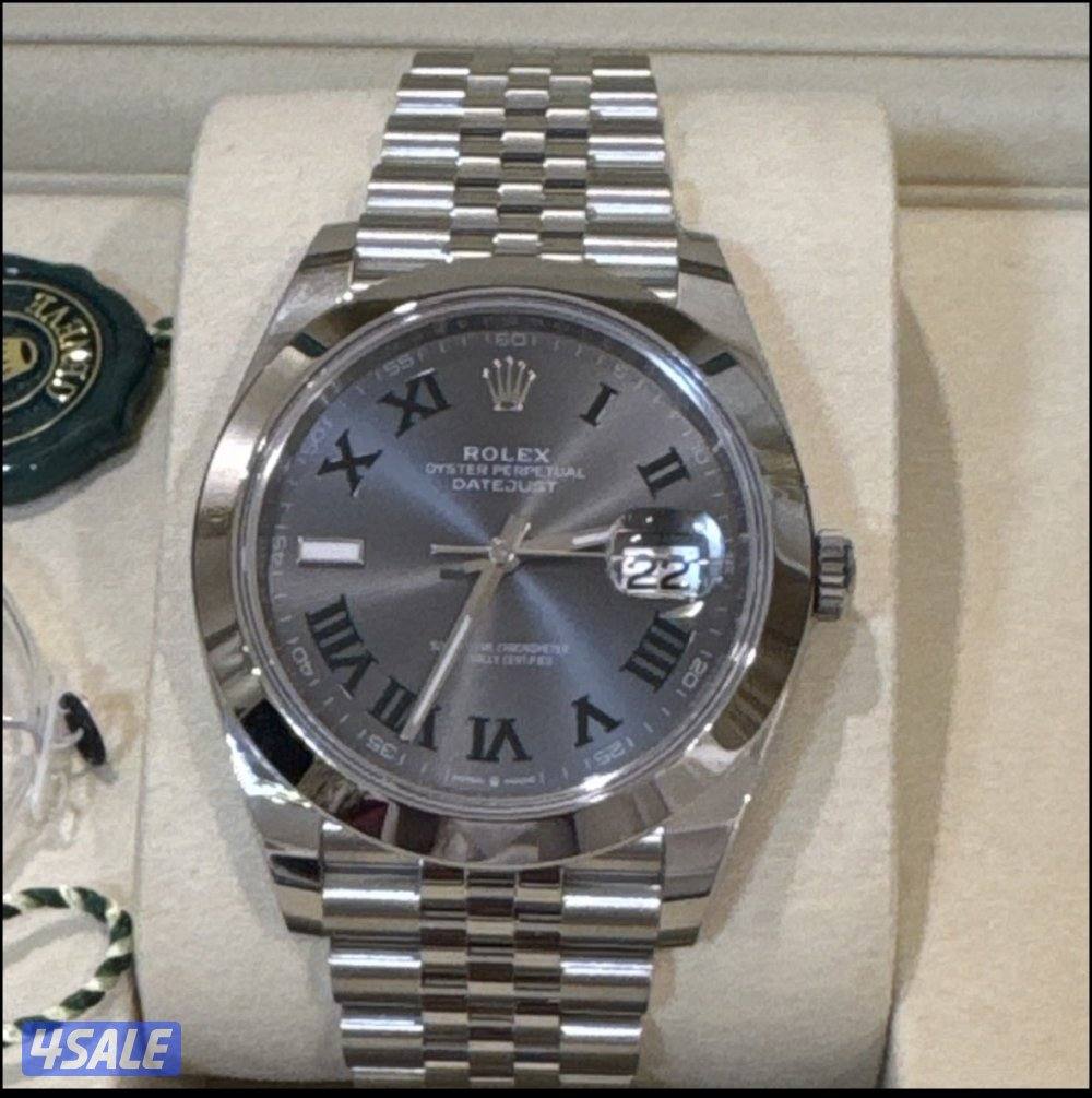 رولكس 41 ديجست ويمبلدون فل ستيل جوبلي اصليه0