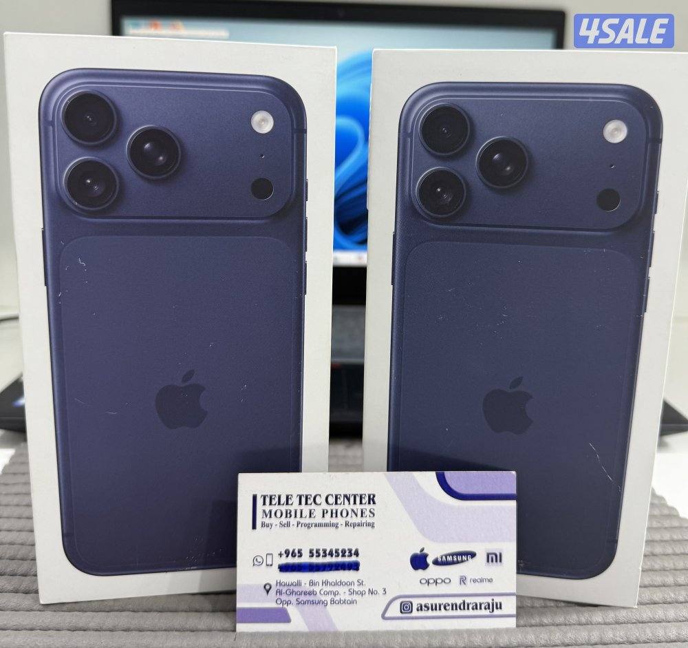iPhone 17 Pro Max 256GB (Arabic Version)Blue New sealed.0