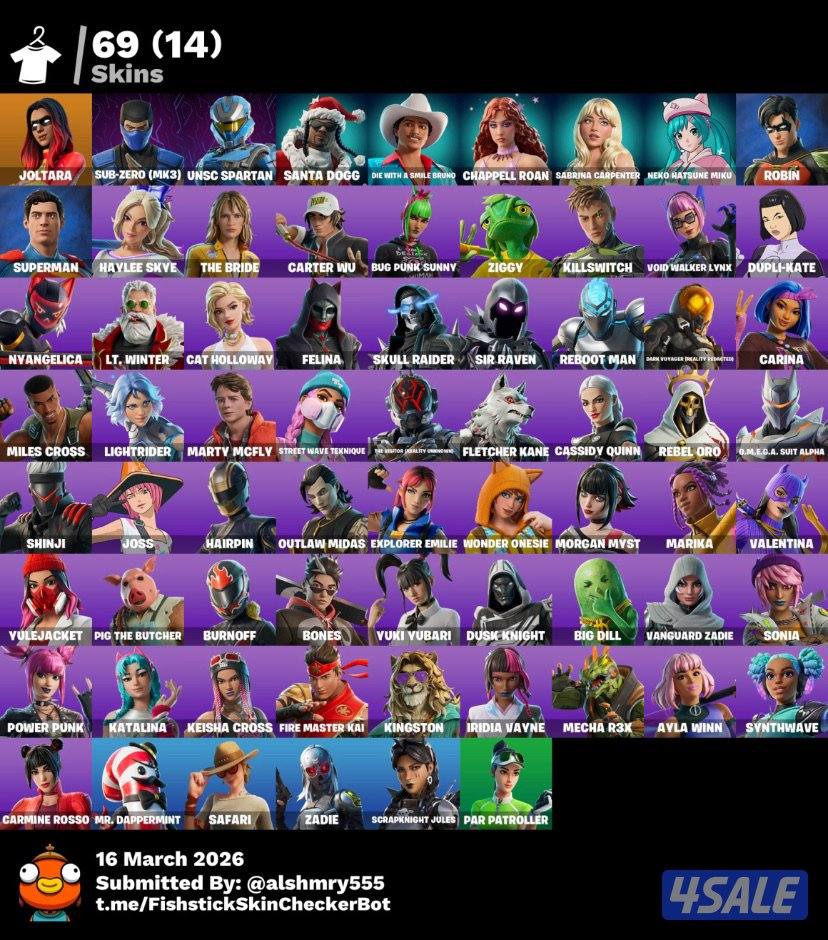 حساب فورت نايت4