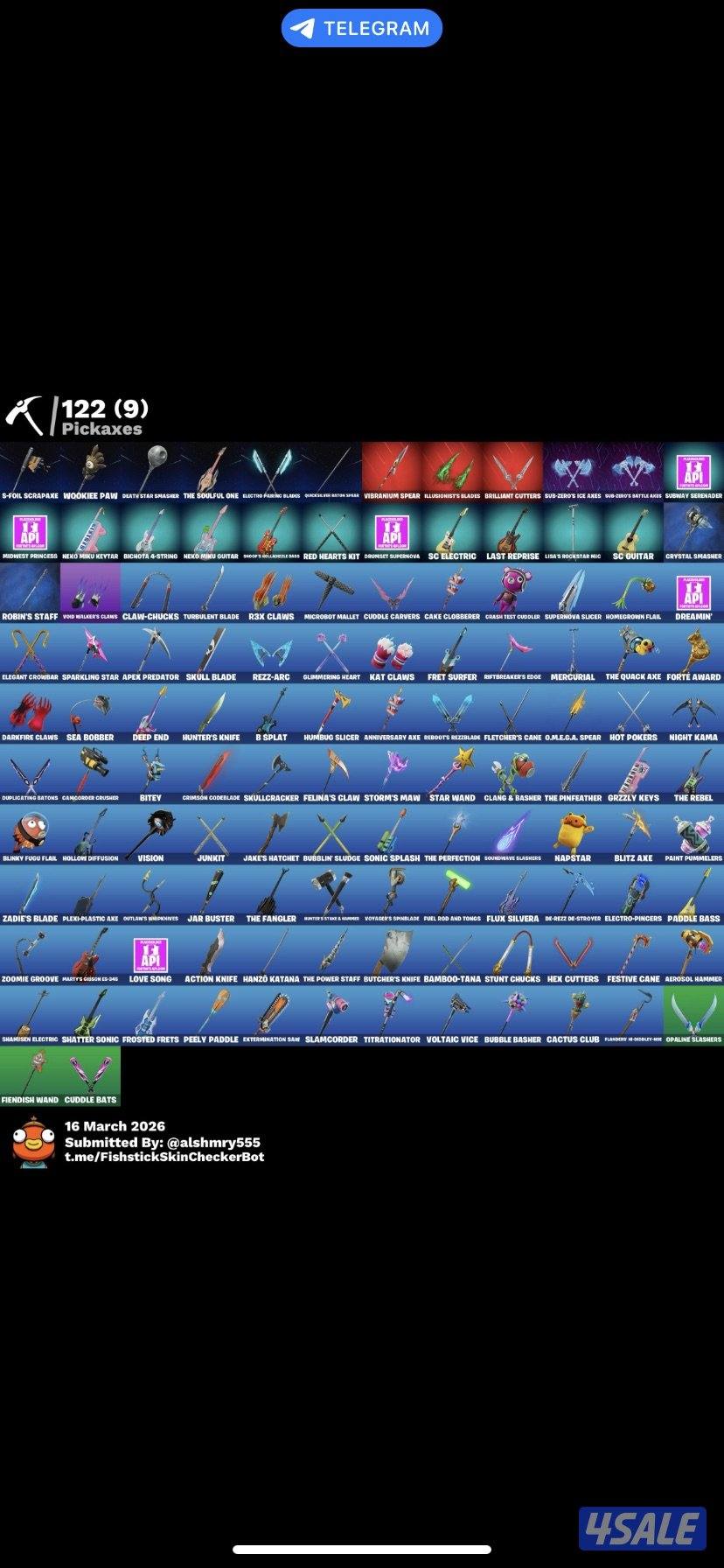 حساب فورت نايت5