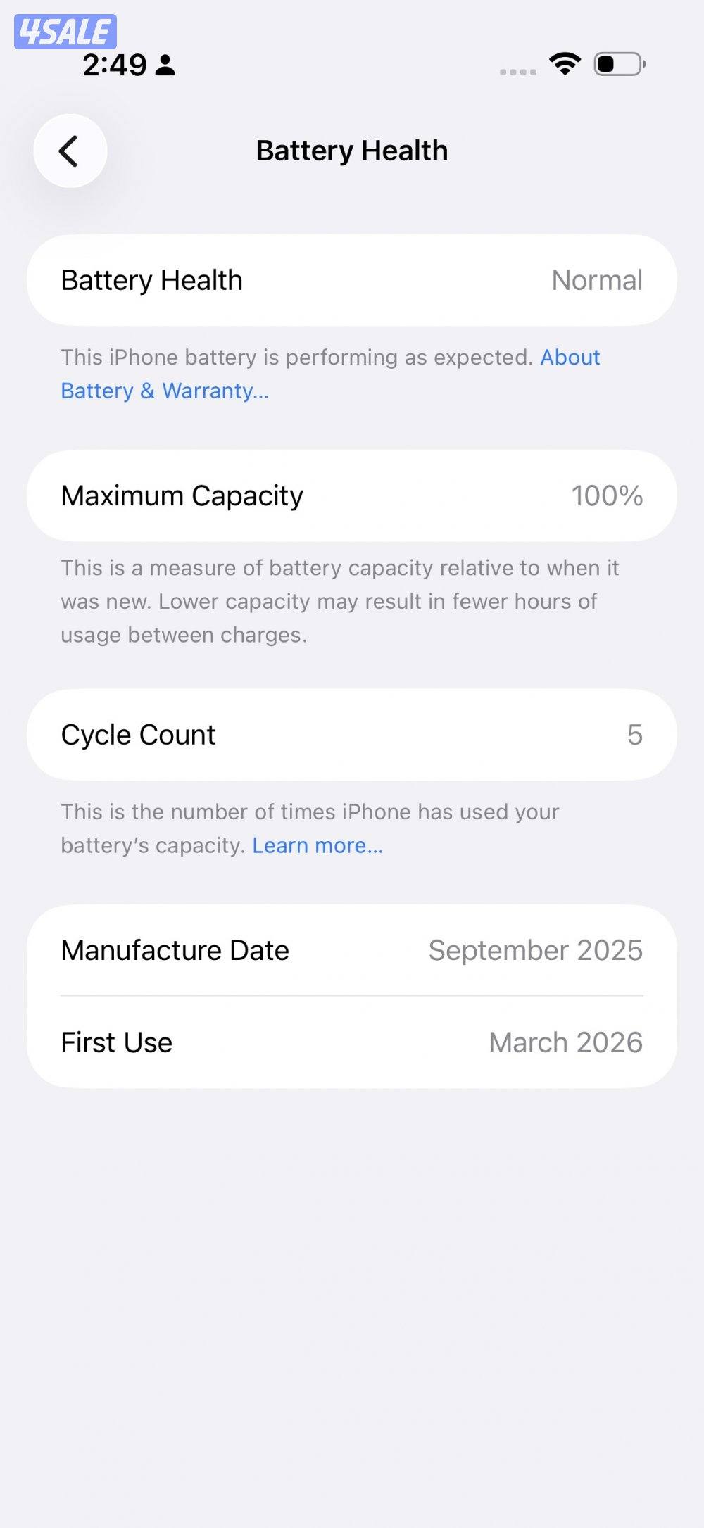 IPHONE 17 AIR 256 جيجا1