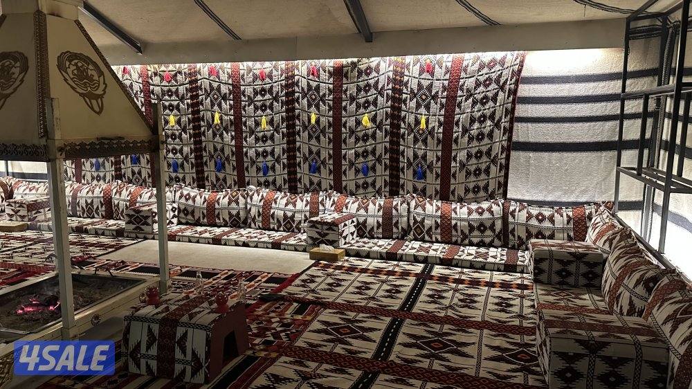 بيت شعر بكامل اغراضه  سعر400.  رقم خمسه خمسه ثنين صفر صفر ثمانيه خمسه3