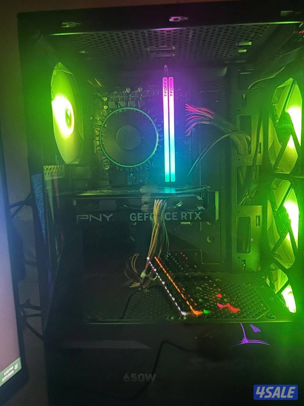 سيت اب كامل i5 14th-- كرت 4060 مع شاشه 180فريم-- ماوس و كيبورد ميكانيك1