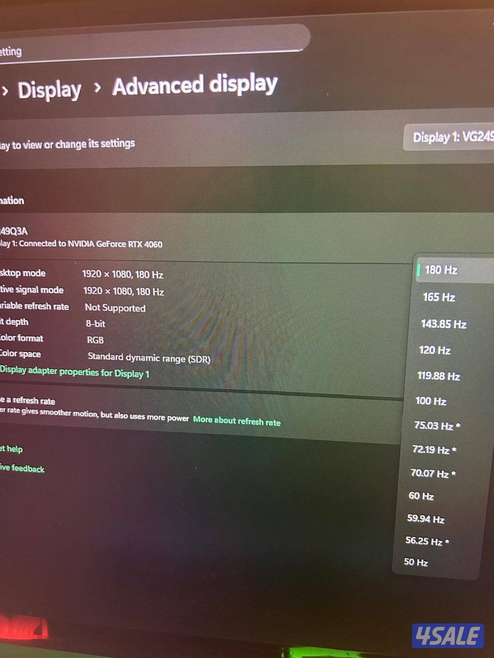 سيت اب كامل i5 14th-- كرت 4060 مع شاشه 180فريم-- ماوس و كيبورد ميكانيك11