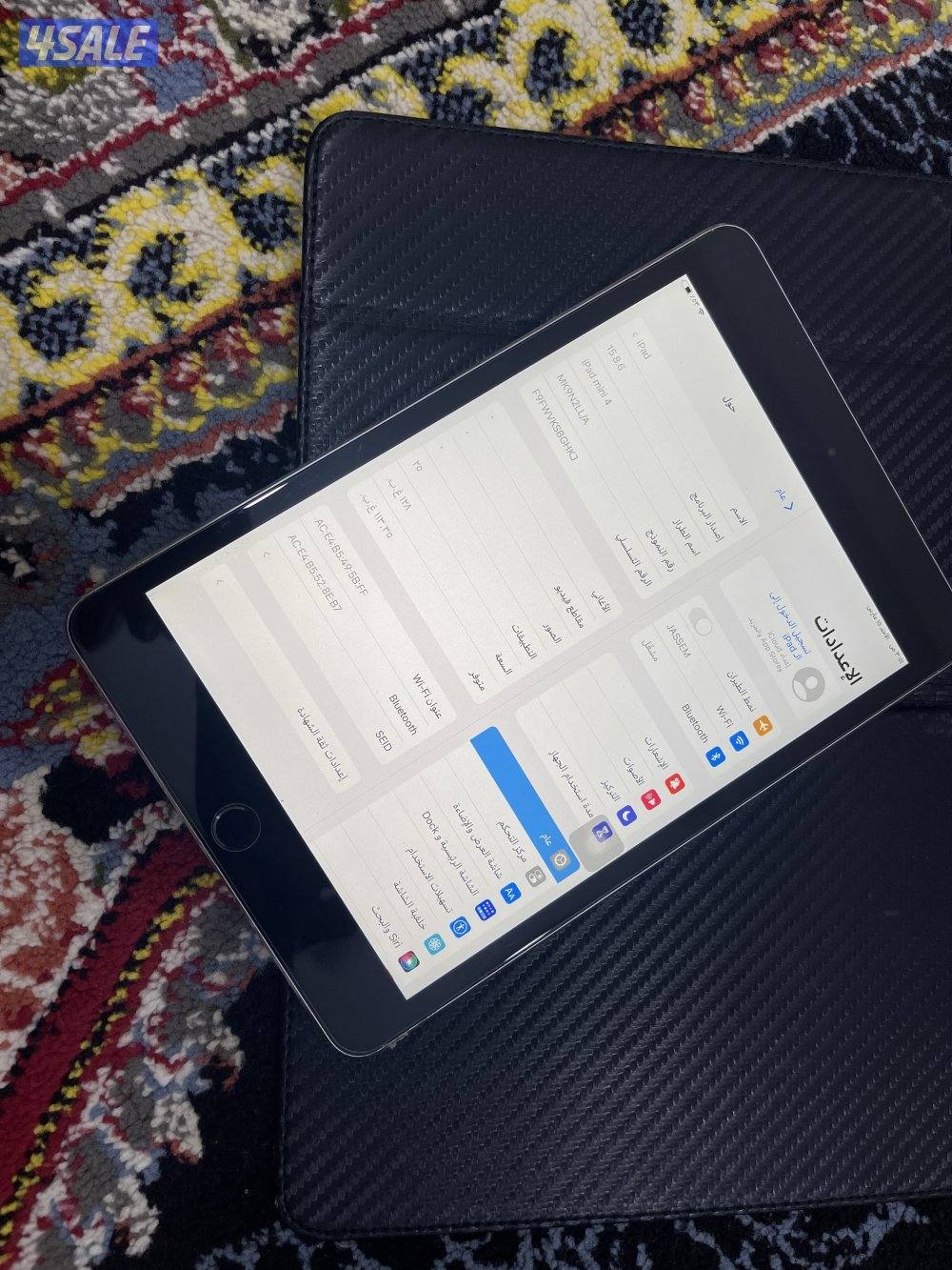 ايباد ميني 4 فور 128 قيقا مع الشاحن2