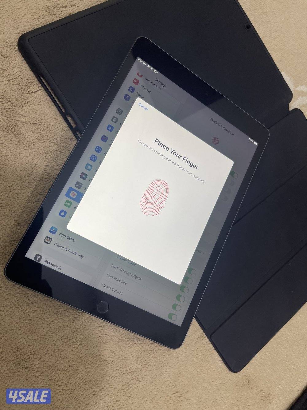 ايباد ابل 9 التاسع 64 قيقا بطارية 100 نظيف حيل ما فيه زلوغ1