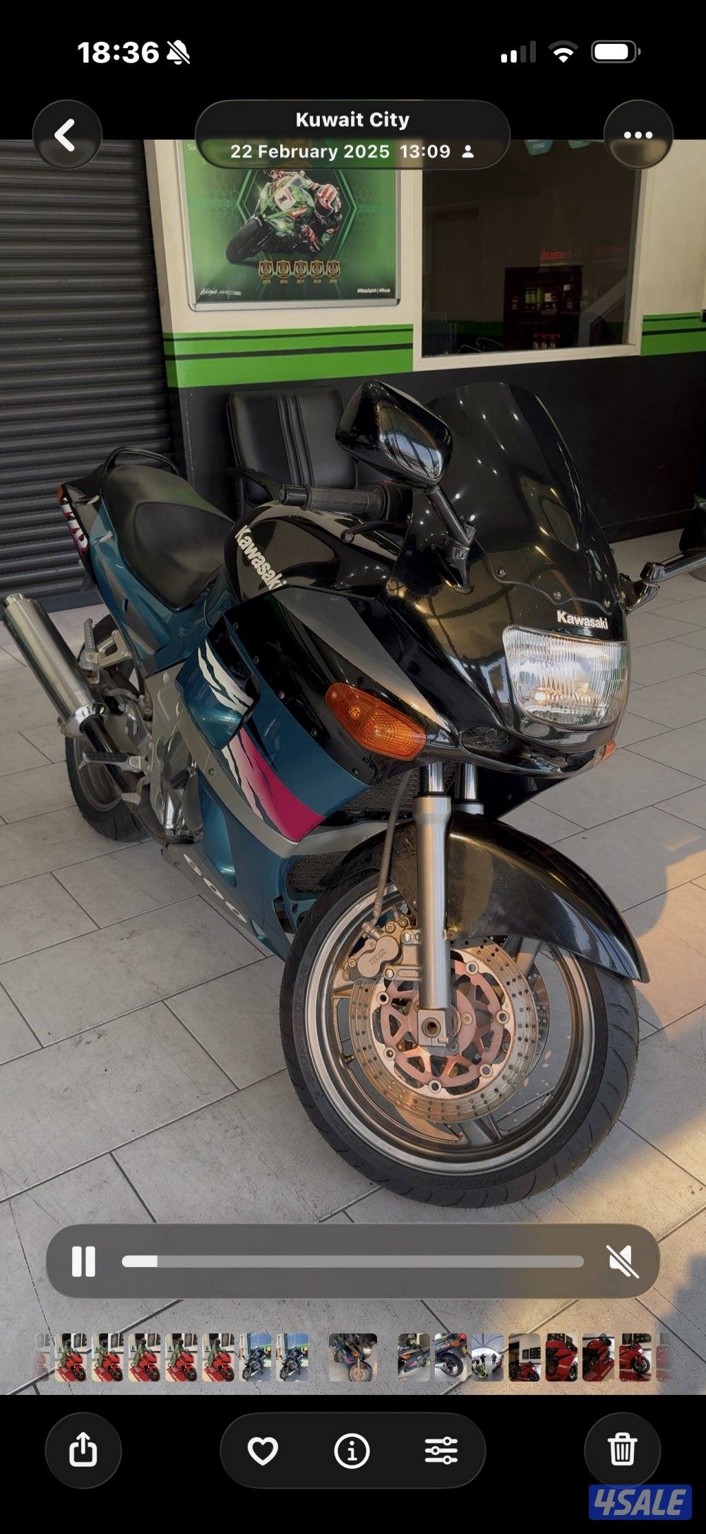 KAWAZAKI ZZR600cc 19941