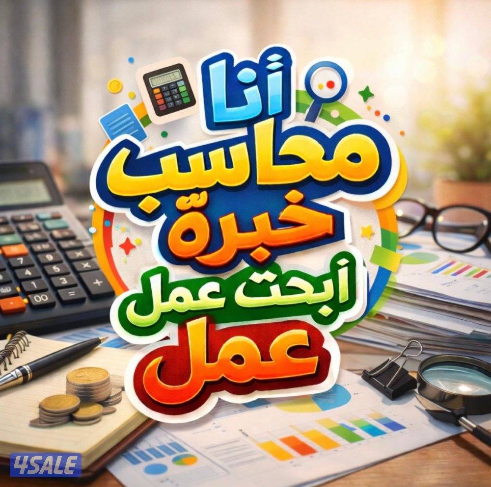 مدقق ومحاسب خبره كبيره بالحسابات ابحث عن وظيفه0