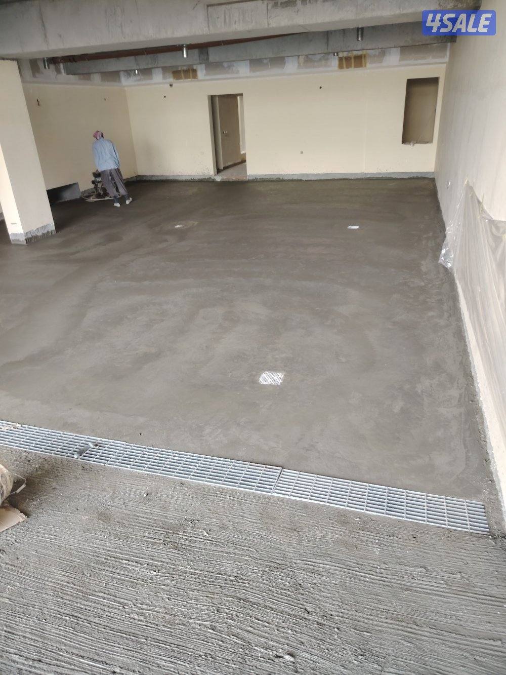 صباغ ارضيات ايبوكسى وصب ارضيات خرسانه سرداب براكن سيارات ساحات عامه8