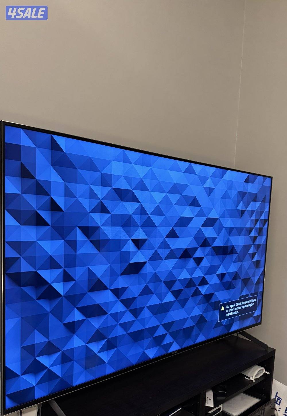 للبيع تلفزيون سوني سمارت 4k قياس 65 inch مستعمل + ساوند بار jbl جديد1