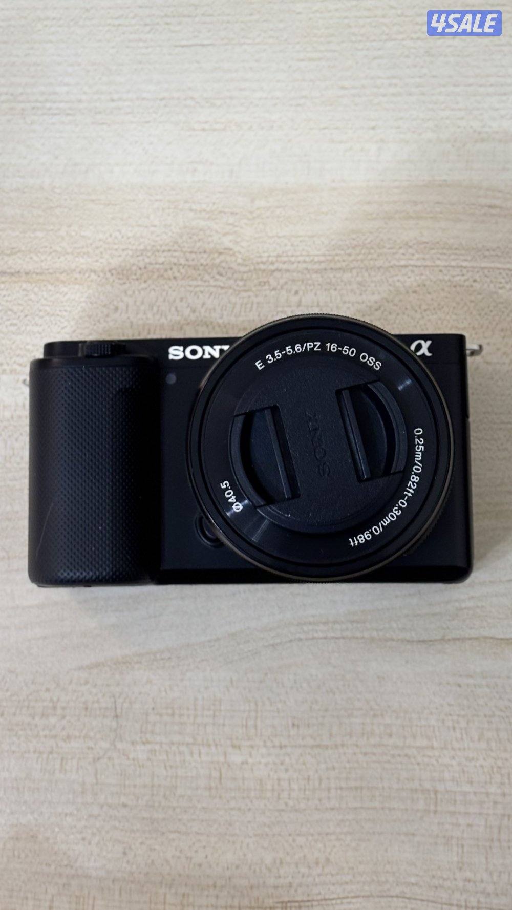 كاميرة سوني zv-e10 mark1 معا عدسه جانبيه سيقما0