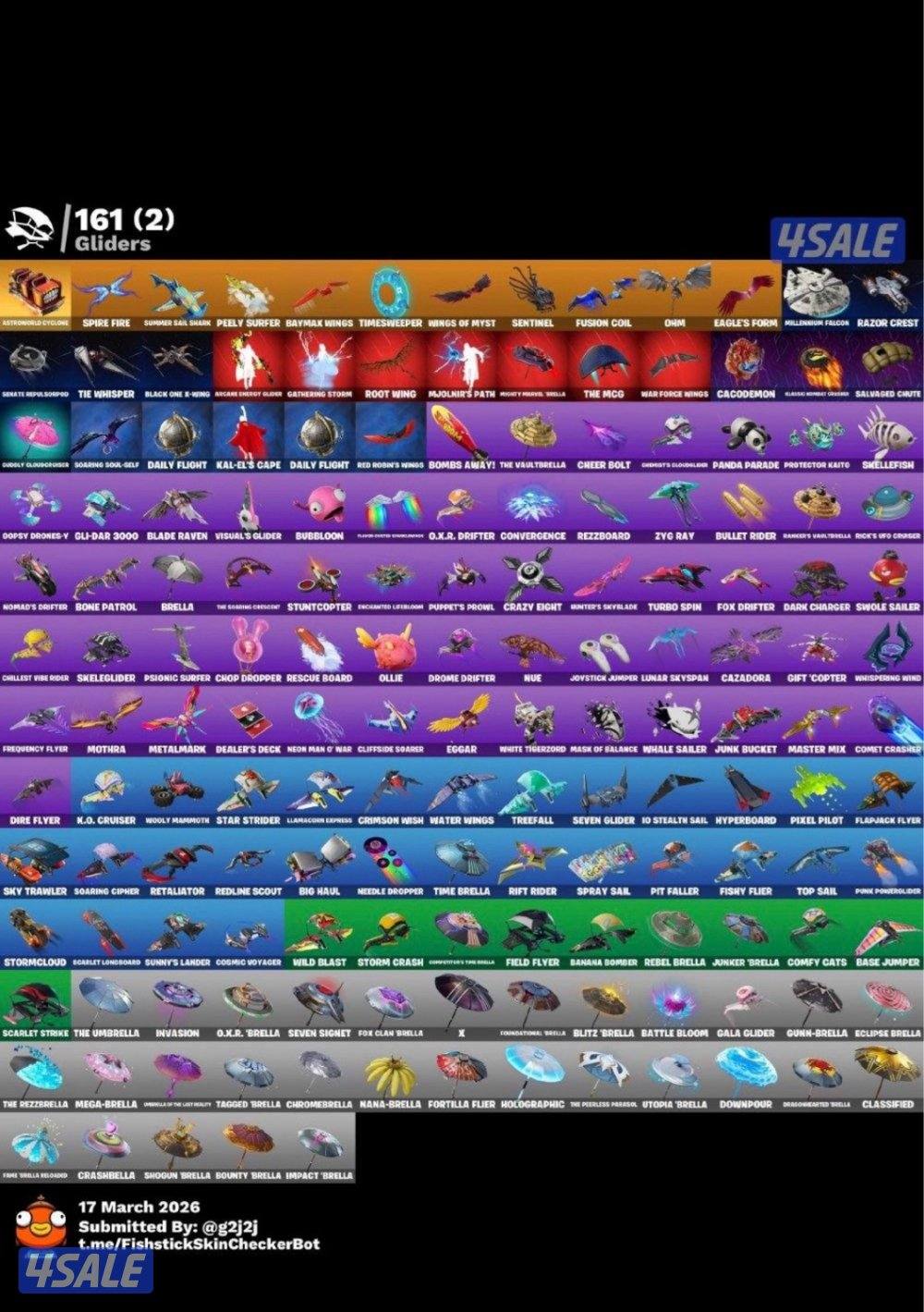 حساب فورت نايت قوي وسكنات عرق1