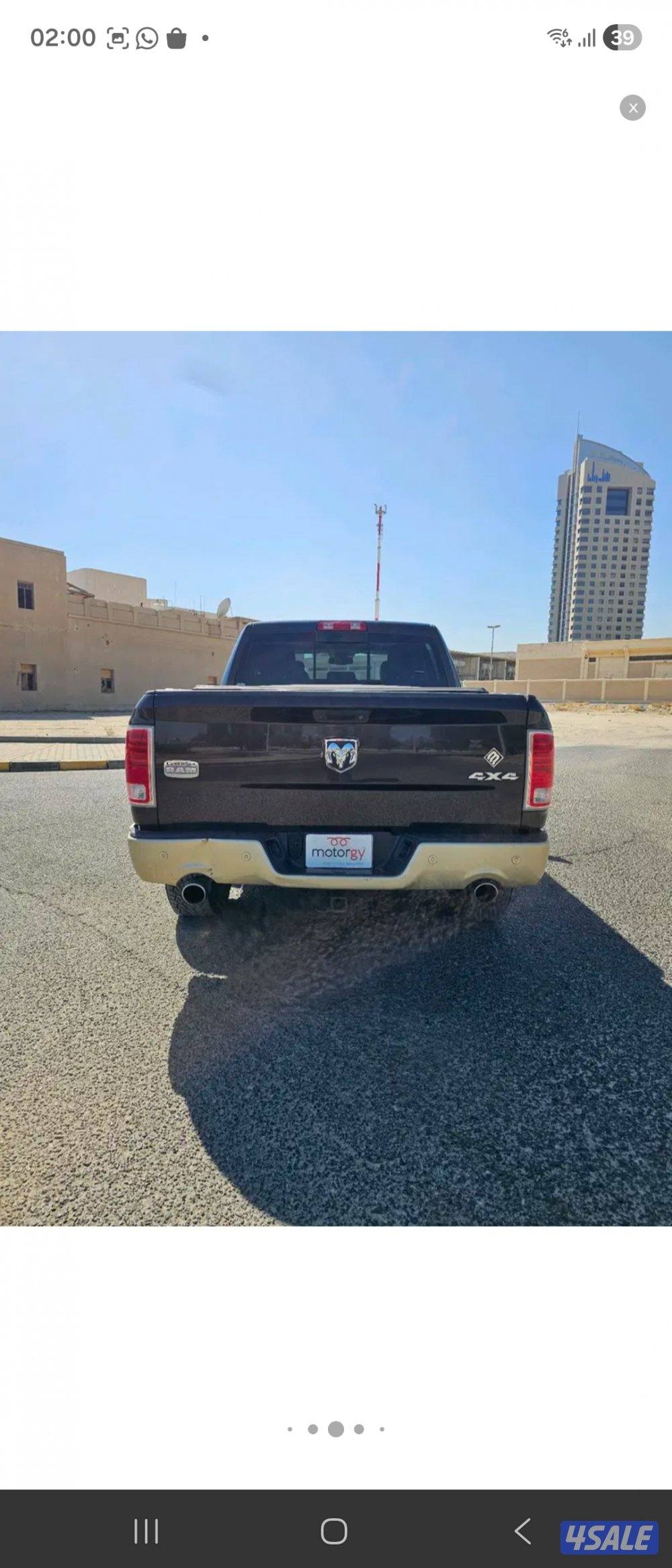 Ram 1500 4x4 Long Horn 20176