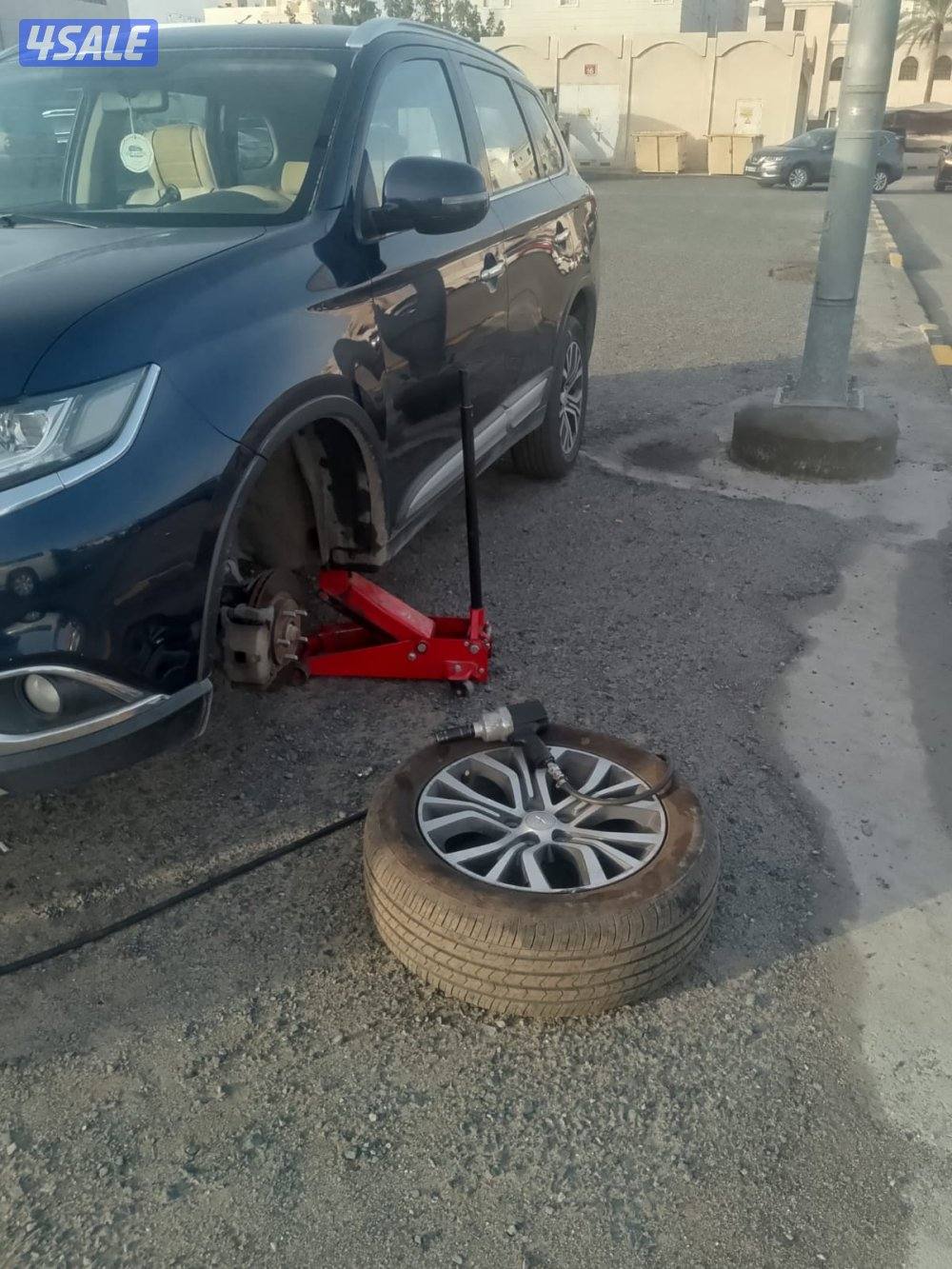 تبديل بطاريات بطارية تبديل تواير اطارات كراج متنقل بنشر متنقل تصليح4