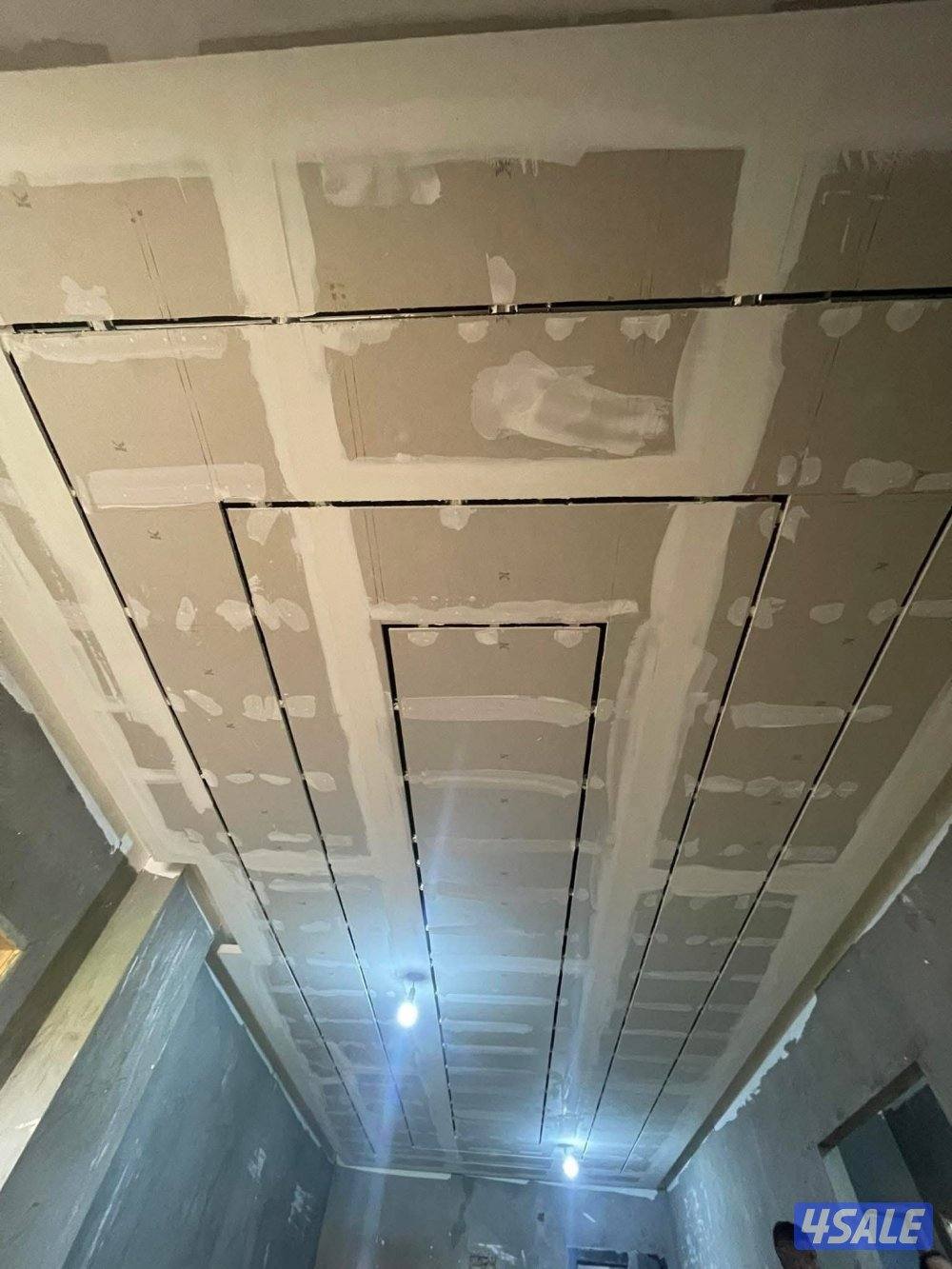 جميع اعمال الديكور جبس امبورد واسمن بورد برتشن واسقف معلقه تشطيب كامل3