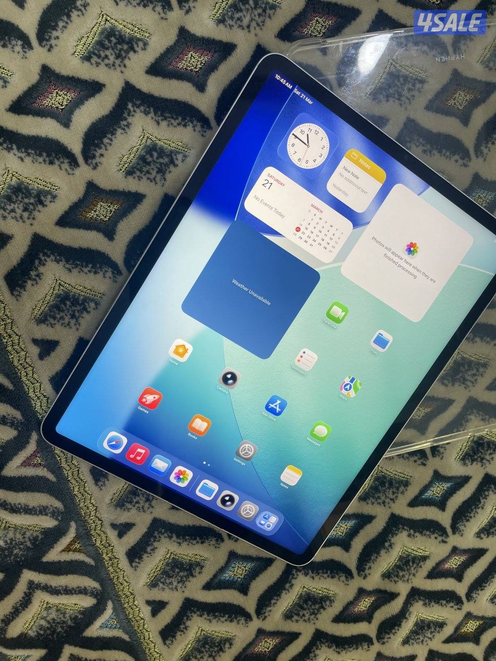 إيباد ابل برو 12.9 انش 256 قيقاخط شريحة 5g بطارية 89 نظيف وشغال زين5