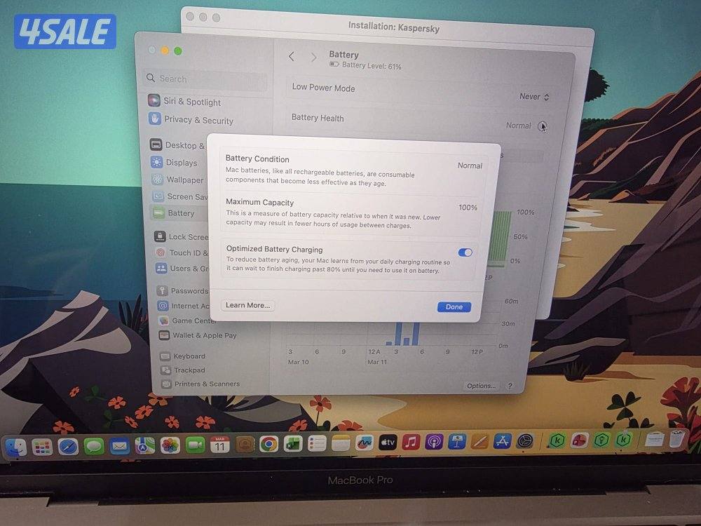 For Sale: MacBook Pro M1 (Like New)4