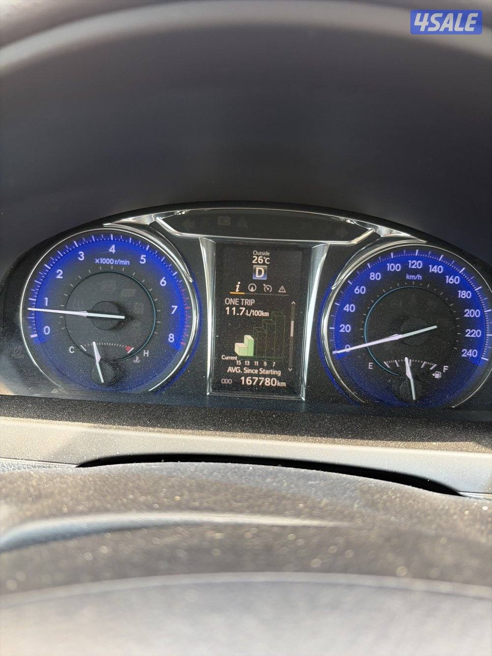 للبيع كامري كامل المواصفات  4 سلندر ماشيه 1675