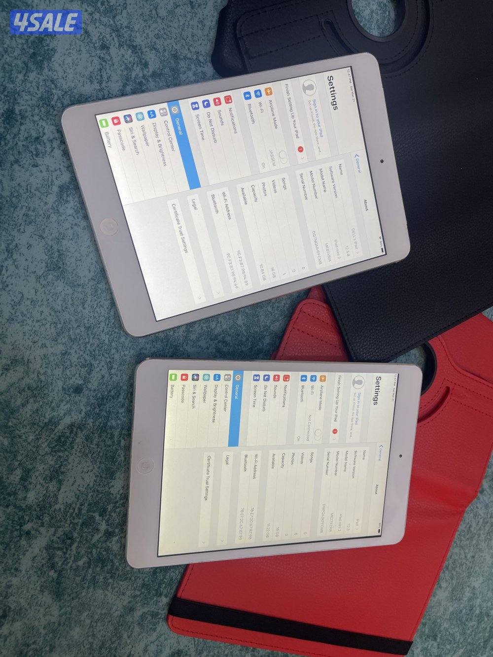 ايبادين  ميني 2 تو نظيف وشغال تمام مع كفر وشحن والواير2