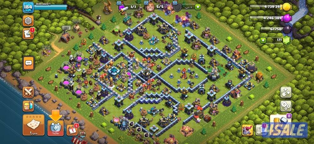 حساب كلاش ب 102