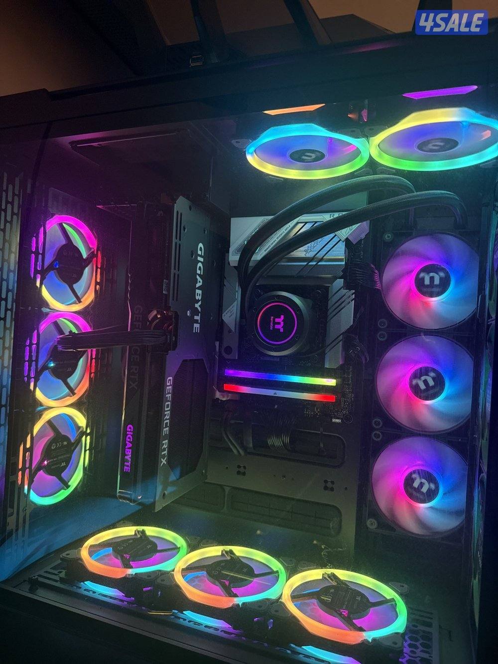 Pc for sale 14 cooling fans with  liquid cooling2