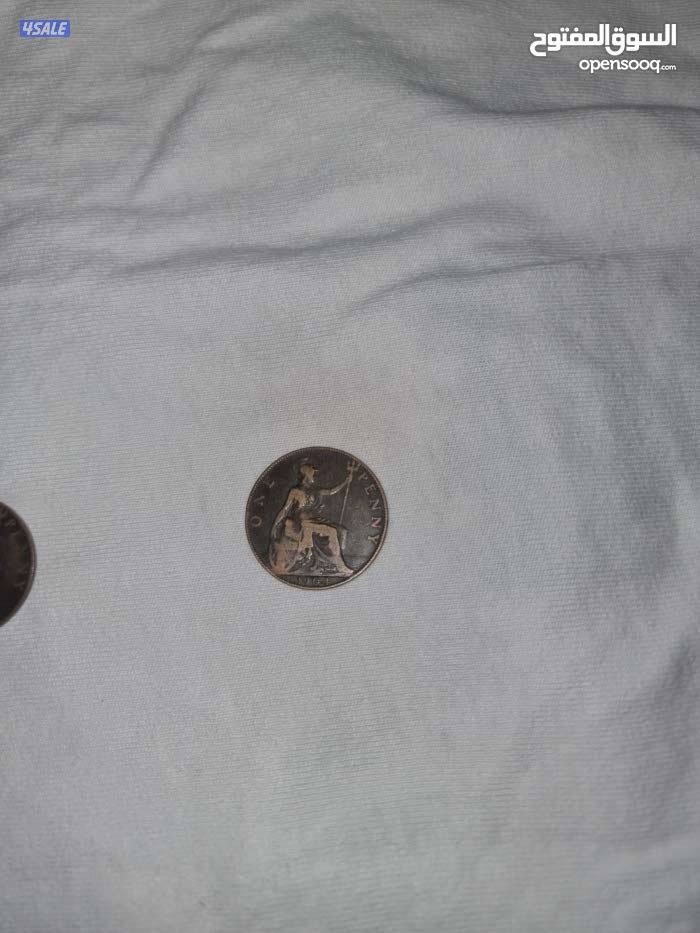 عملات بريطانية قديمة عمرها اكثر من ١٢٠ سنه British old coins  over 1205