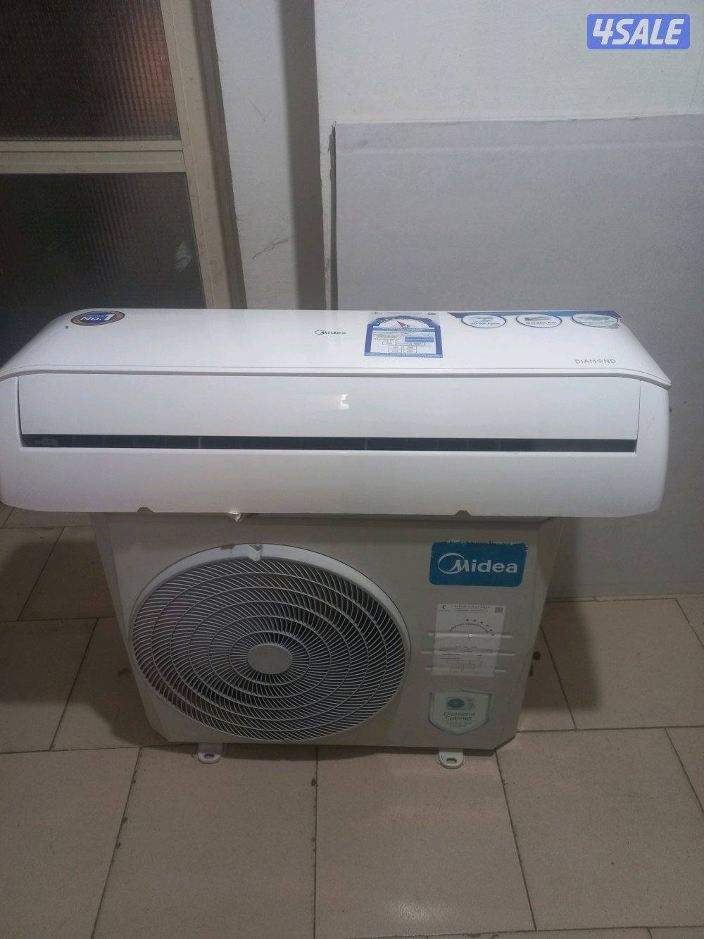 وحدة تكييف طن ونص نظيفة وباردة0