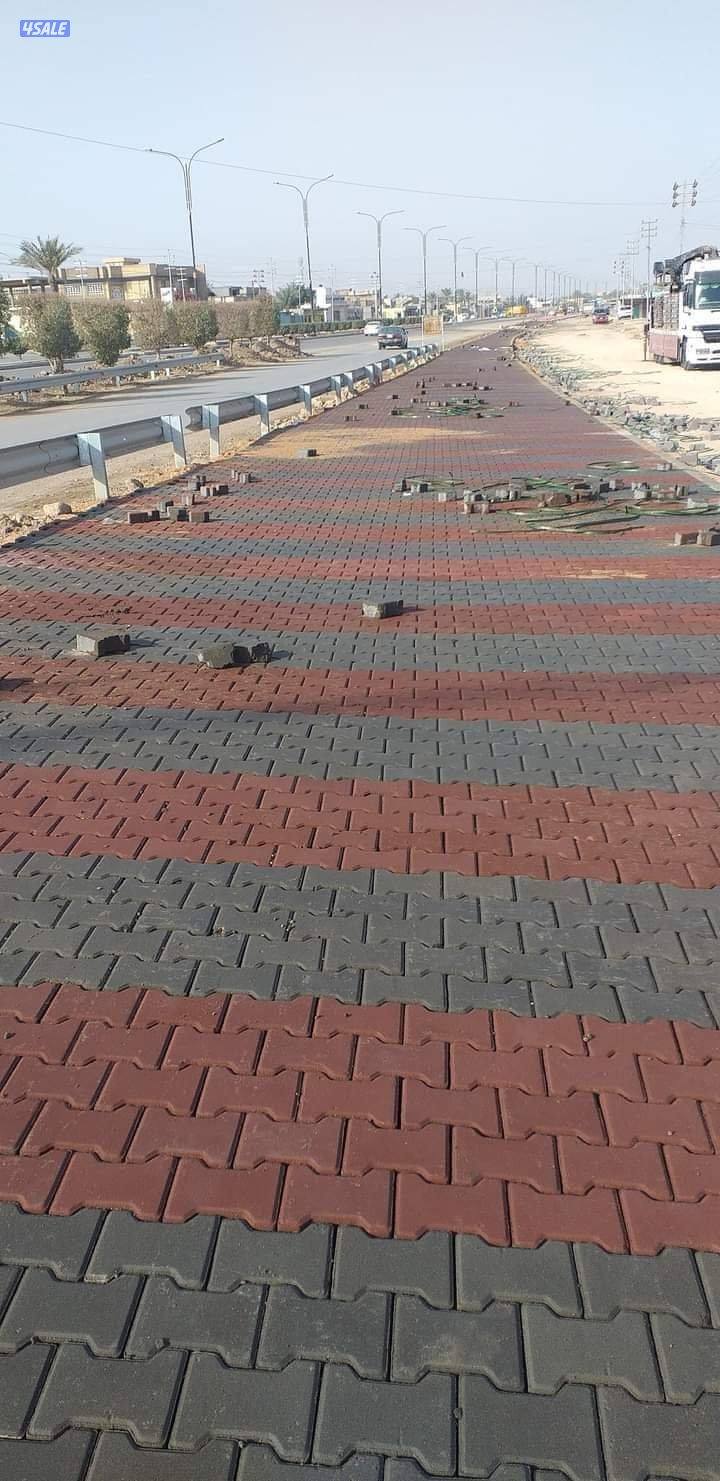 معلم بلاط..تركيب بلاط متداخل..بلاط خارجي.. معلم كاشي .7