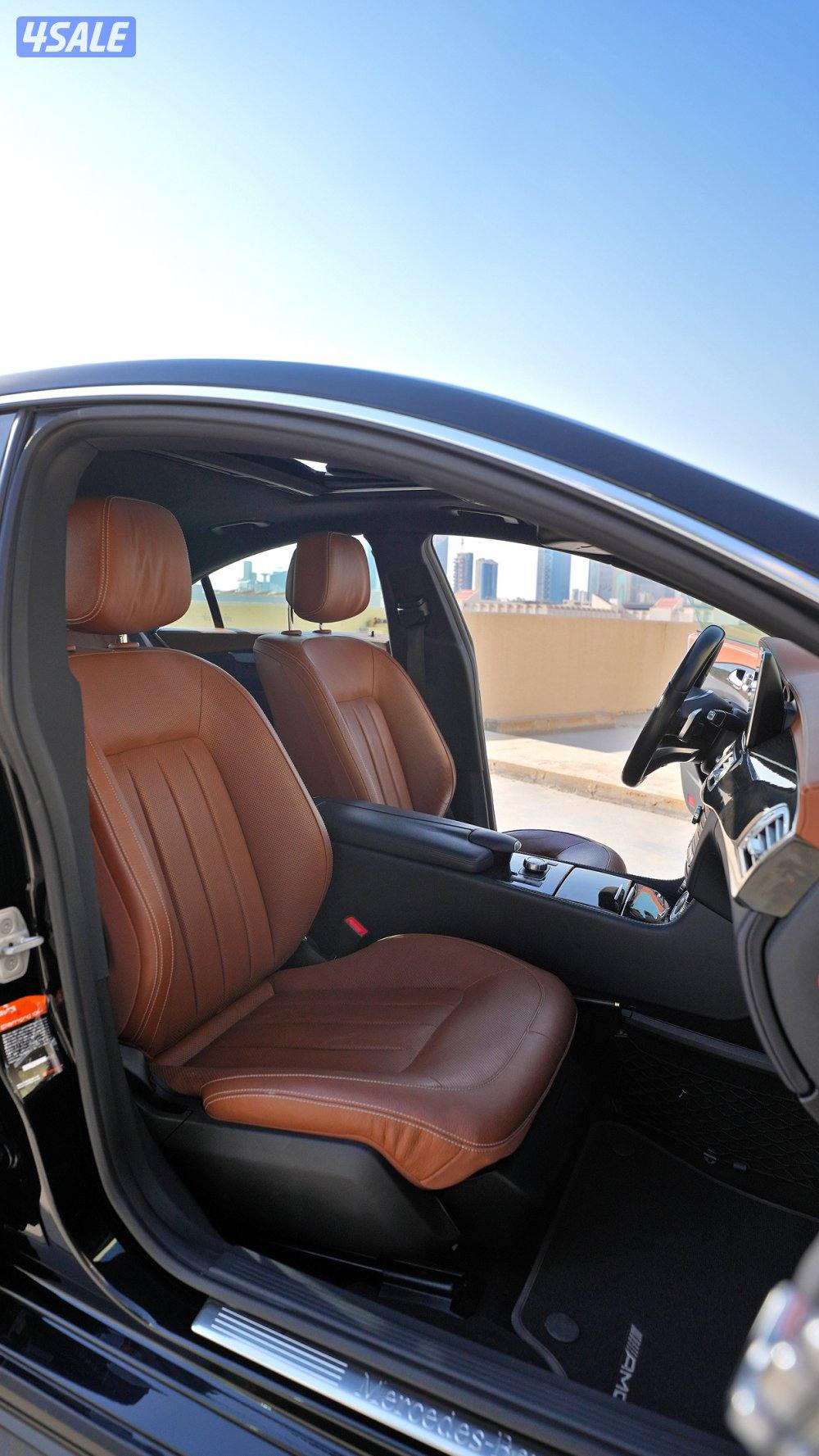 مرسيدس سي أل أس 500 موديل 2015 صبغ الوكالة وارد البشر ماشي 103km10