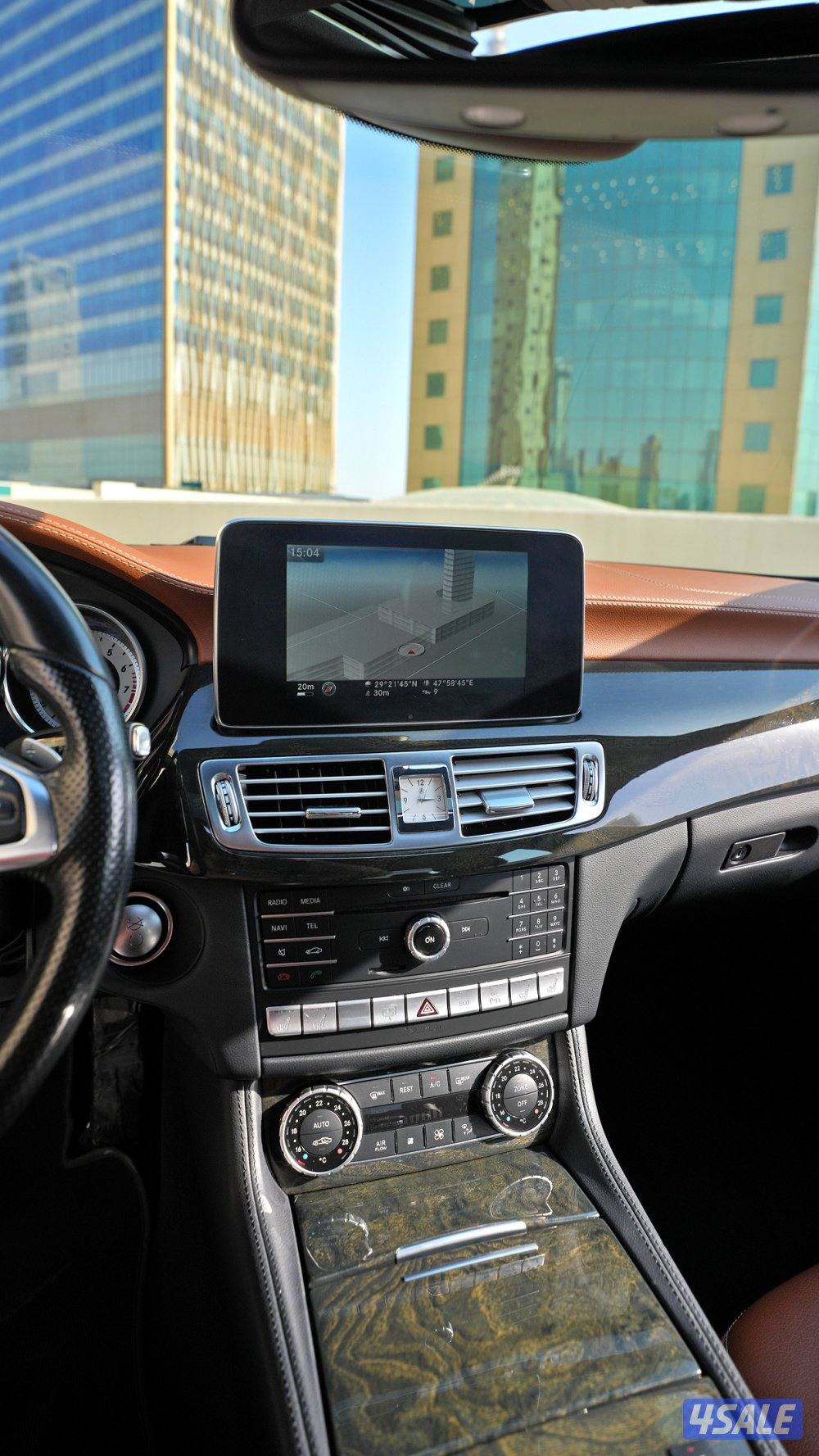 مرسيدس سي أل أس 500 موديل 2015 صبغ الوكالة وارد البشر ماشي 103km9