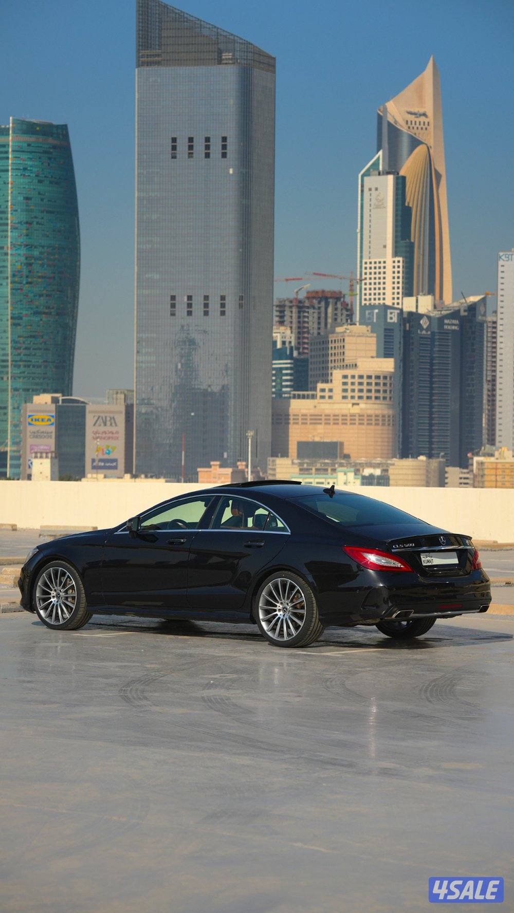 مرسيدس سي أل أس 500 موديل 2015 صبغ الوكالة وارد البشر ماشي 103km4