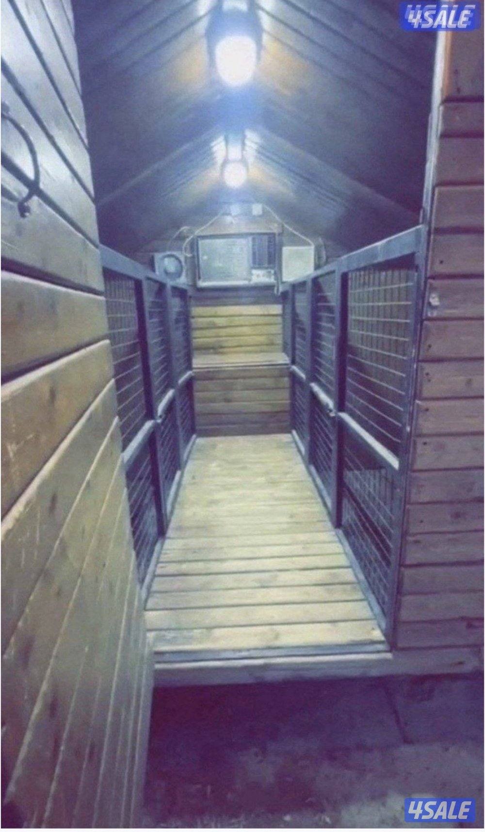 بيت خشبي داخله 4 قفاصه وتكيف وشفاطين و مخزن بحاله ممتازه 🏠1