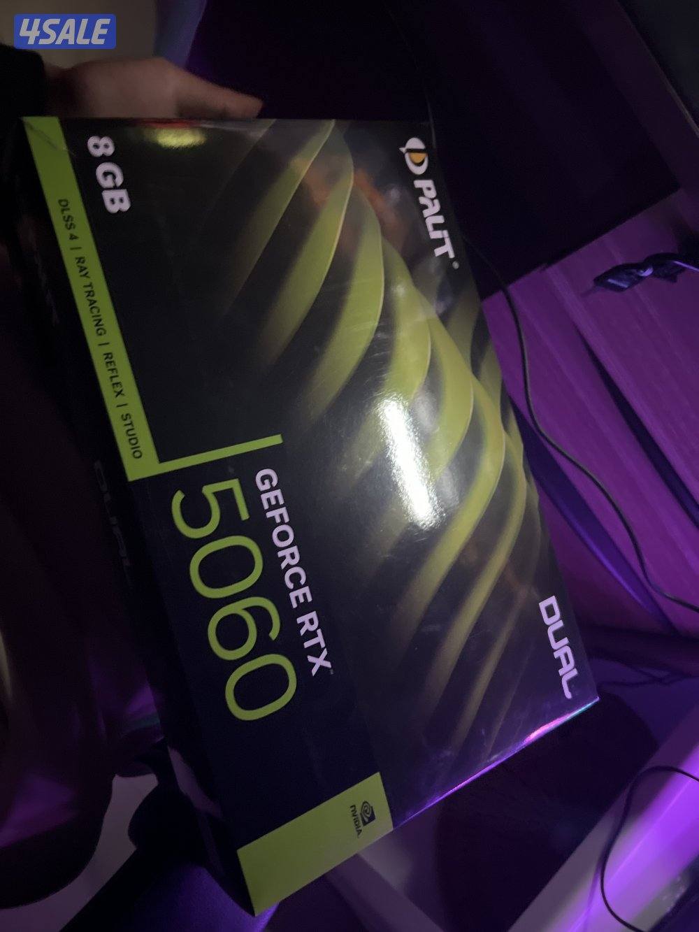 كرت شاشه 5060RTX استعمال اسبوع والفاتوره موجوده ضمان سنه1