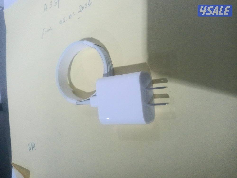 شاحن ابل امريكي 20وات 13برو ماكس اصلي جديد بالسريال نمبر4