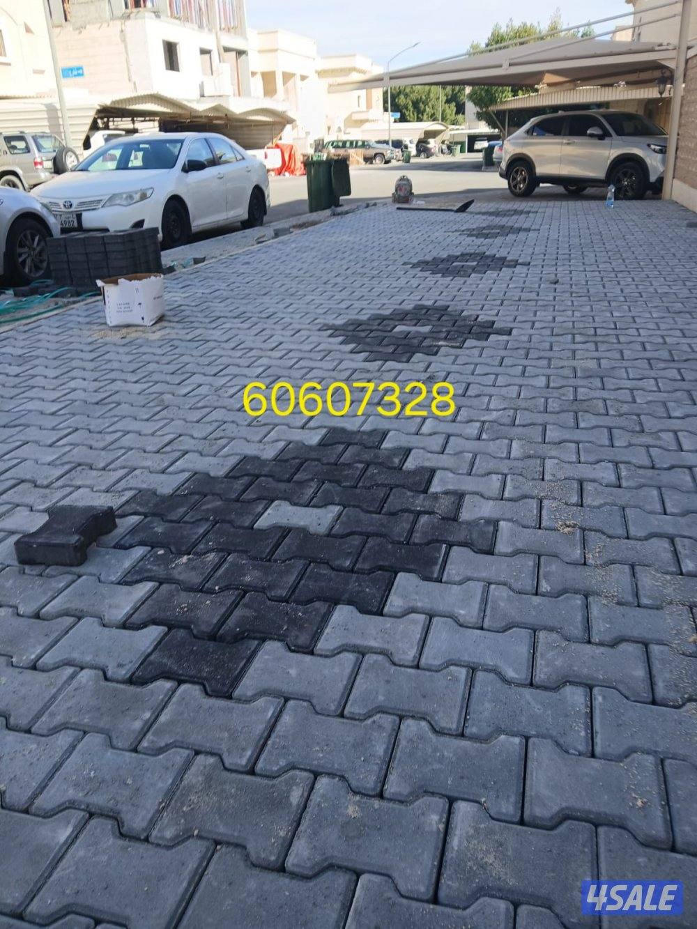 تركيب بلاط وكاشي   وتنسيق حدائق جميع الاماكن  ابو حسن0