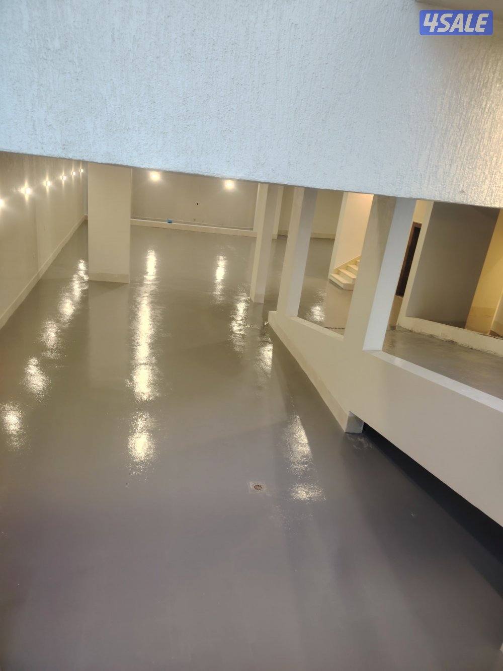 صباغ ارضيات ايبوكسى وصب ارضيات خرسانه سرداب براكن سيارات ساحات عامه11