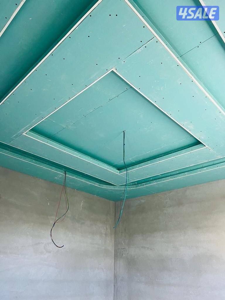 ديكور جبس بورد اسقف قواطع بارتيش جبس بورد اسمنت بورد اصباغ بديل خشب2