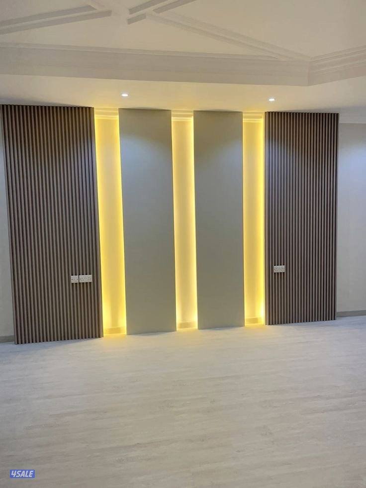 ديكور جبس بورد اسقف قواطع بارتيش جبس بورد اسمنت بورد اصباغ بديل خشب15