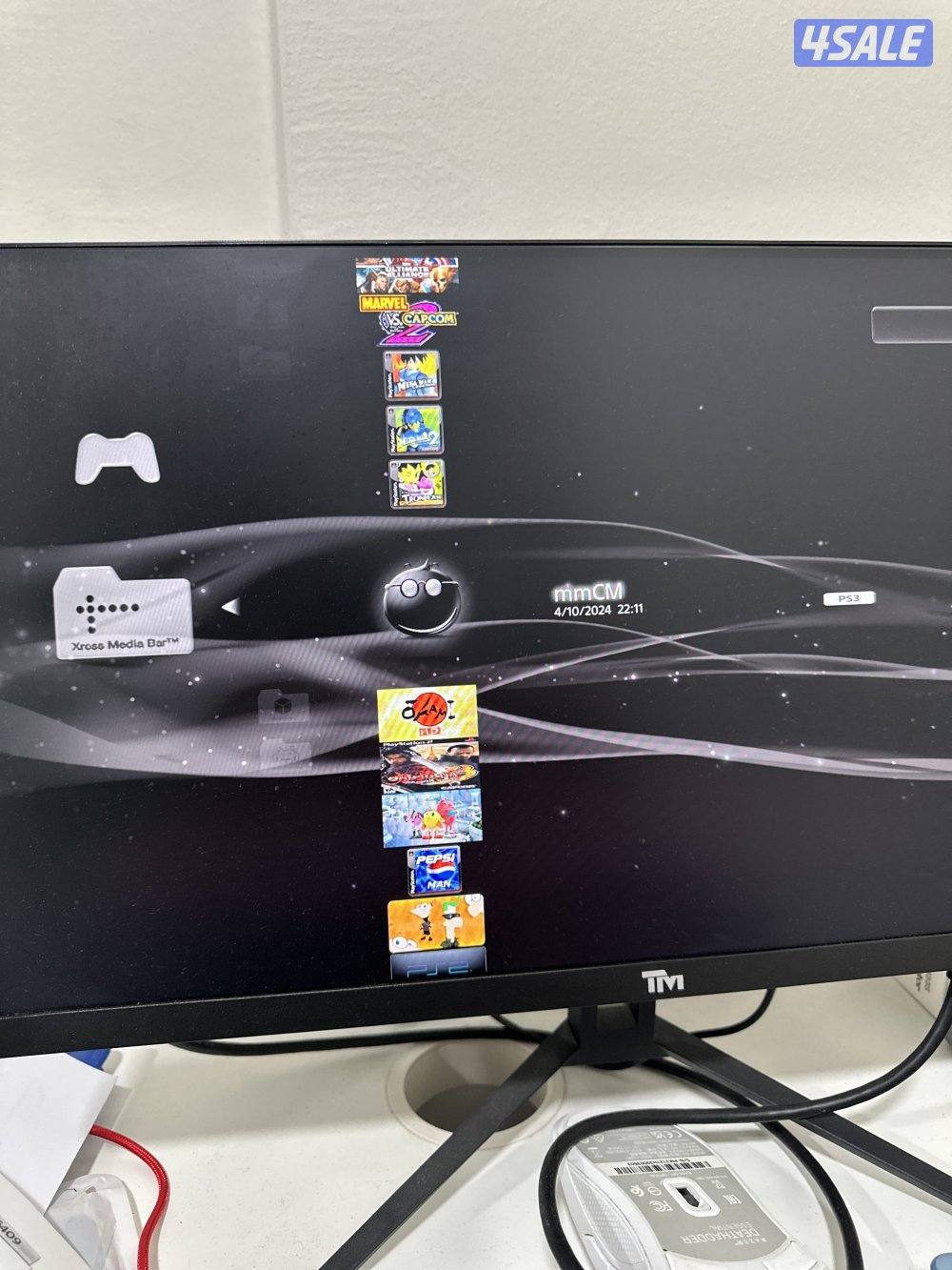 Jailbroken PS3 white edition games PS1,PS2,PS3 games3