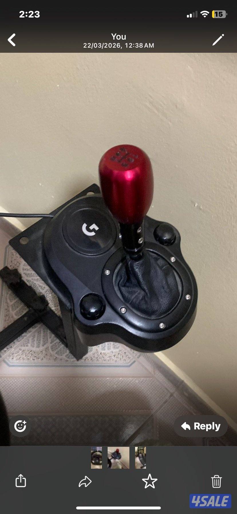 Logitech g920 with shifter and pedals1