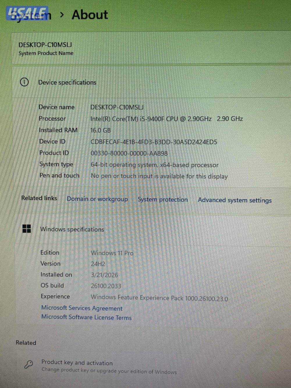 Gaming PC - Intel i5-9400F | GTX 1660 Ti | 16GB RAM4