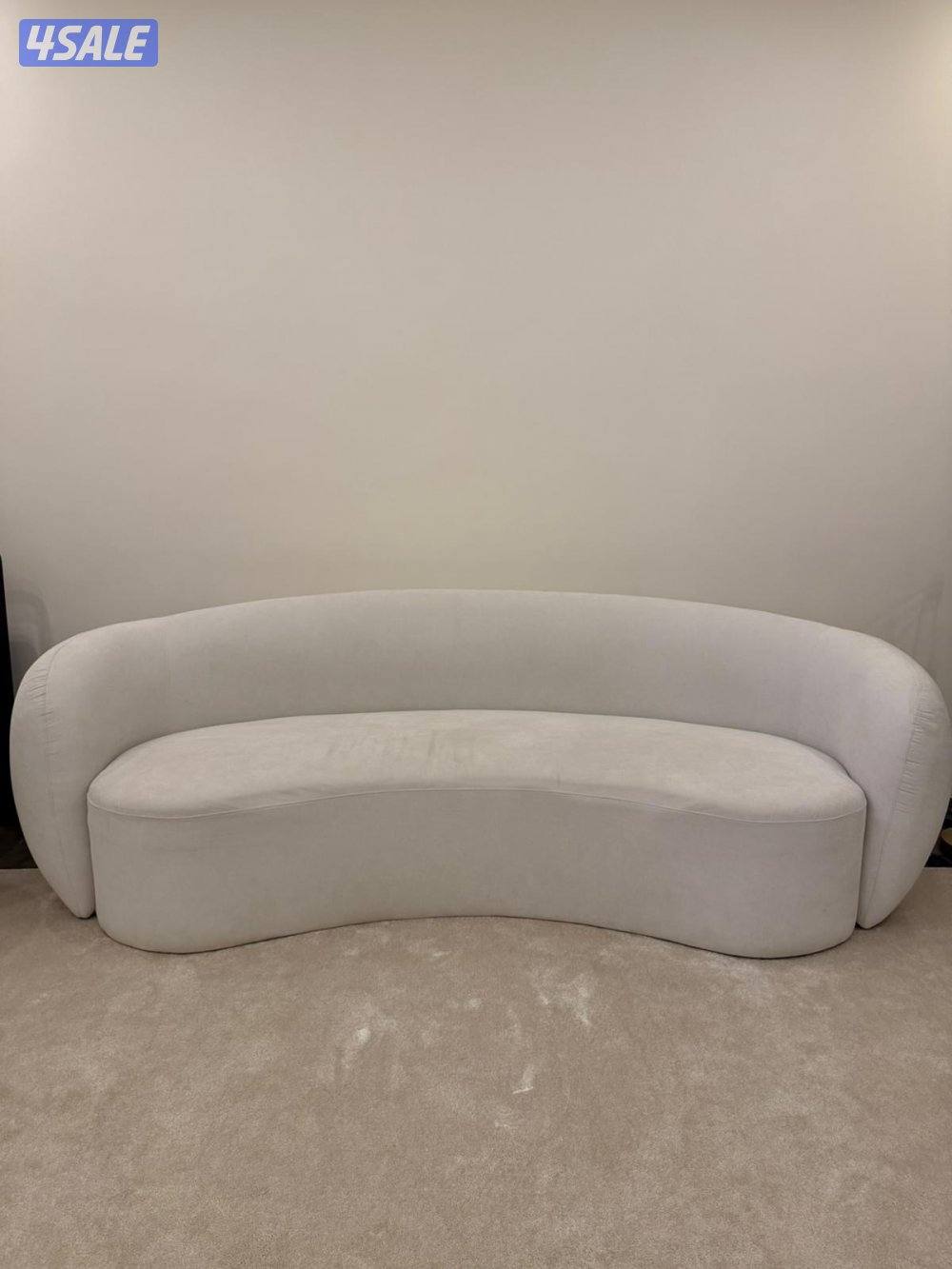 كنبه طويله جديده استعمال خفيف0