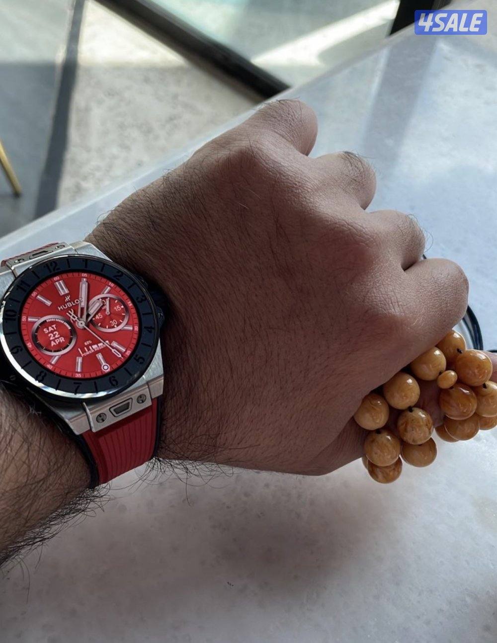 للبيع ساعة ذكية هوبلو اصدار خاص وكالة الكويت نظيفه جدا مع الشاحن0