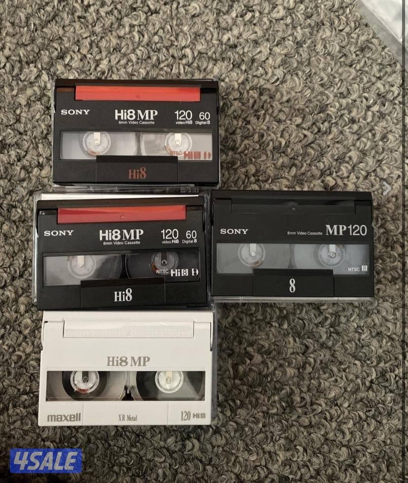 للبيع كاميرا فيديو سامسونج تشغل شريط 8 مل جديدة بالكرتون1