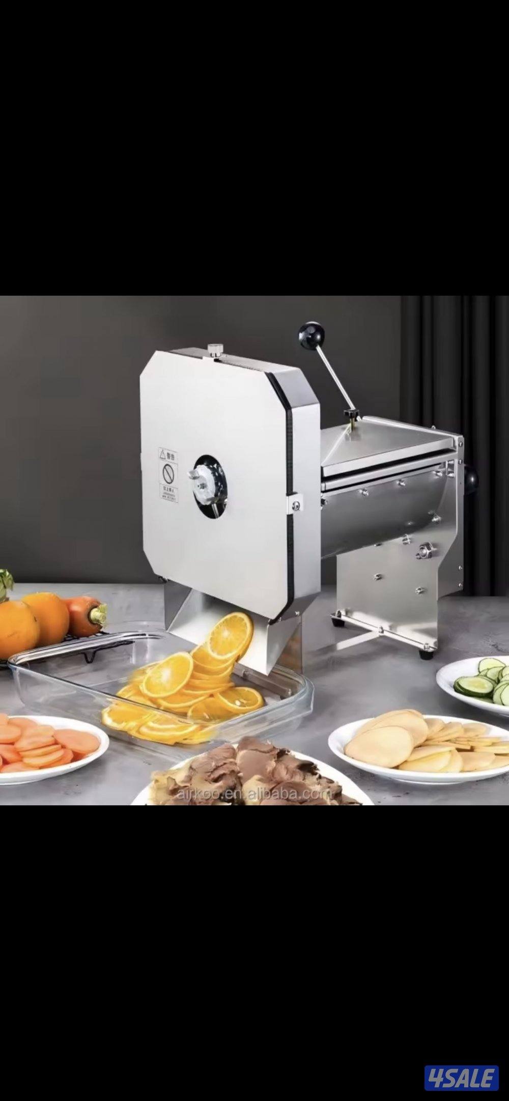 للبيع مكينة تقطيع الفواكه والخضروات والبطاط شرائح0