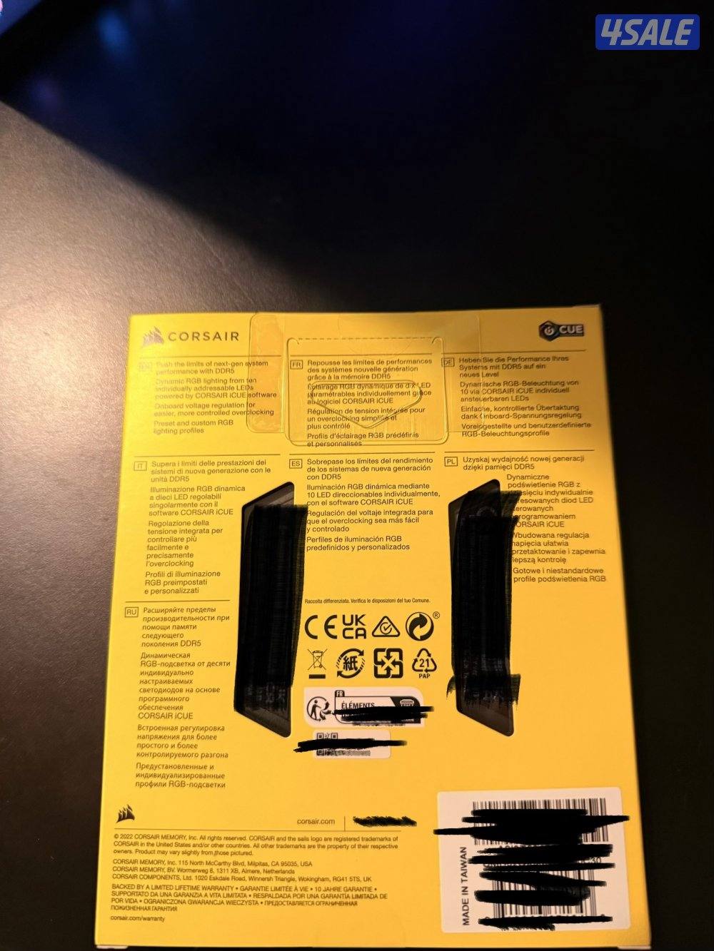 رامات ddr5 المواصفات موجوده بالصوره0