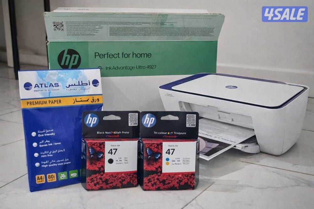 للبيع طابعة HP Ink Advantage Ultra 4927
حالة ممتازة + مع الكرتونة0